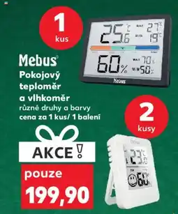 Kaufland Mebus Pokojový teploměr a vlhkoměr nabídka