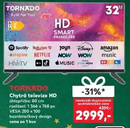 Kaufland TORNADO Chytrá televize HD nabídka