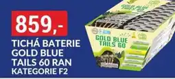 Baumax Tichá baterie gold blue tails 60 ran nabídka