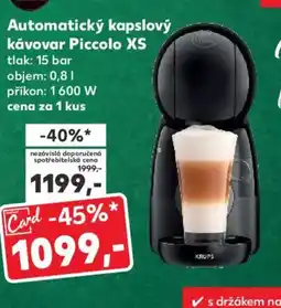 Kaufland Automatický kapslový kávovar Piccolo XS nabídka