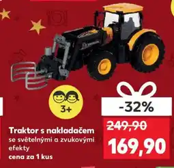 Kaufland Traktor s nakladačem nabídka