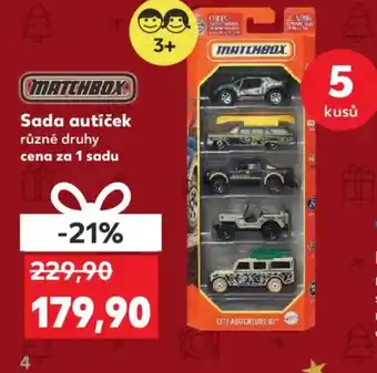 Kaufland Sada autíček nabídka