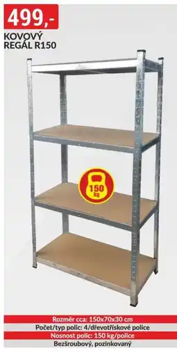Baumax Kovový regál R150 nabídka
