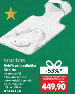 Kaufland Sanitas Vyhřívací podložka SHK 46 nabídka