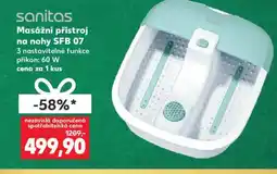 Kaufland Sanitas Masážní přístroj na nohy SFB 07 nabídka