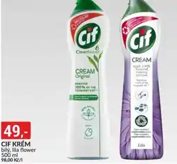 Baumax Cif krém bílý, lila flower nabídka