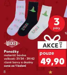 Kaufland Ponožky nabídka