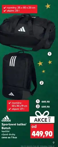 Kaufland Adidas Sportovní taška/ Batoh nabídka