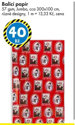 TEDi Balicí papír nabídka