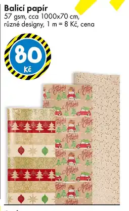 TEDi Balicí papír nabídka