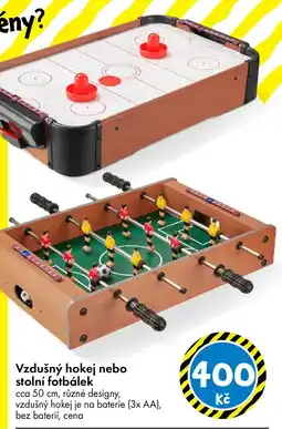 TEDi Vzdušný hokej nebo stolní fotbálek nabídka