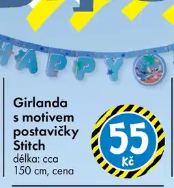 TEDi Girlanda s motivem postavičky Stitch nabídka