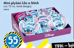 TEDi Mini plyšáci Lilo a Stitch nabídka