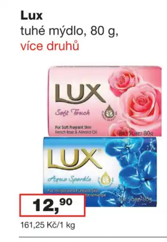 Ráj drogerie Lux tuhé mýdlo nabídka