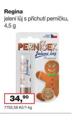 Ráj drogerie Regina jelení lůj s příchutí perníčku nabídka