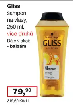 Ráj drogerie Gliss Šampon na vlasy nabídka