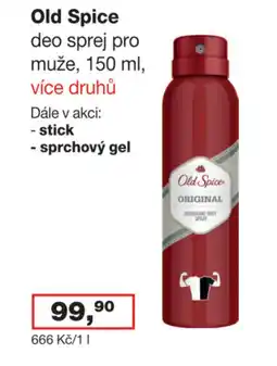 Ráj drogerie Old Spice deo sprej pro muže nabídka