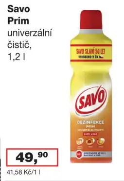 Ráj drogerie Savo Prim univerzální čistič nabídka