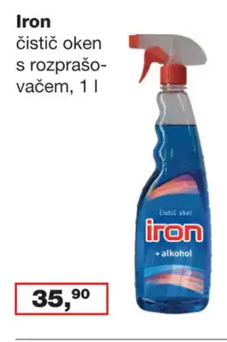 Ráj drogerie Iron čistič oken s rozprašo- vačem nabídka