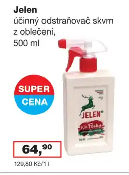 Ráj drogerie Jelen účinný odstraňovač skvrn z oblečení nabídka