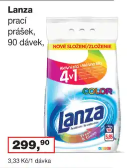 Ráj drogerie Lanza prací prášek nabídka