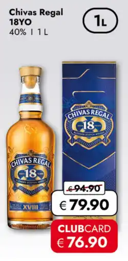 TRAVEL FREE Chivas Regal 18YO nabídka