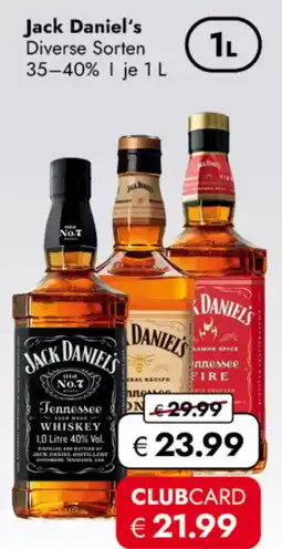 TRAVEL FREE Jack Daniel's Diverse Sorten 35-40% nabídka