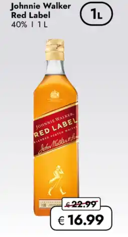 TRAVEL FREE Johnnie Walker Red Label 40% nabídka