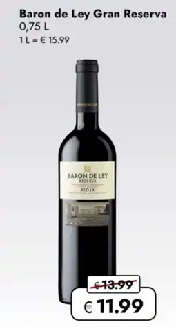 TRAVEL FREE Baron de Ley Gran Reserva nabídka