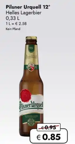 TRAVEL FREE Pilsner Urquell 12° Helles Lagerbier nabídka