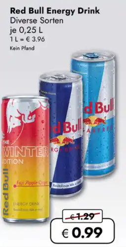 TRAVEL FREE Red Bull Energy Drink nabídka