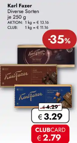 TRAVEL FREE Karl Fazer Diverse Sorten nabídka