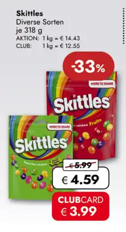 TRAVEL FREE Skittles nabídka