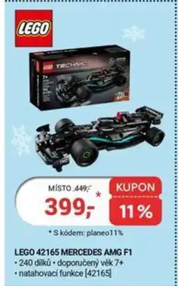 Planeo Elektro LEGO 42165 Mercedes AMG F1 nabídka