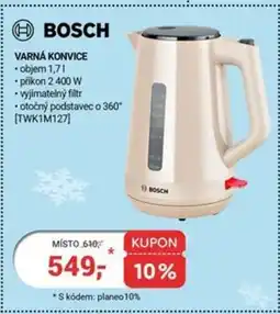 Planeo Elektro BOSCH Varná konvice nabídka