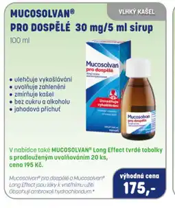 PharmaPoint MUCOSOLVANⓇ Pro dospělé 30 mg/5 ml sirup nabídka