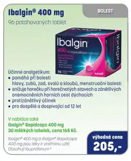 PharmaPoint Ibalgin® 400 mg nabídka