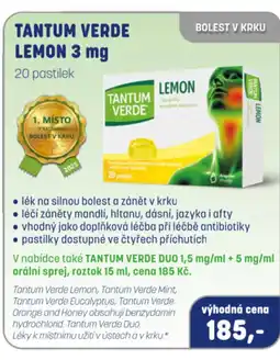 PharmaPoint Tantum Verde lemon nabídka