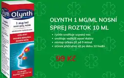 Alphega Lékárna Olynth 1 mg/ml nosní sprej roztok nabídka