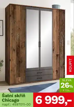 Asko Šatní skříň Chicago nabídka