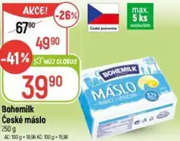 Globus Bohemilk České máslo nabídka
