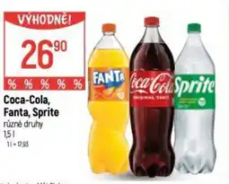 Globus Coca-Cola, Fanta, Sprite nabídka