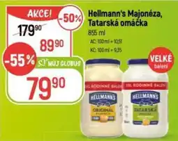 Globus Hellmann's Majonéza, Tatarská omáčka nabídka