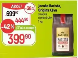 Globus Jacobs Barista, Origins Káva nabídka