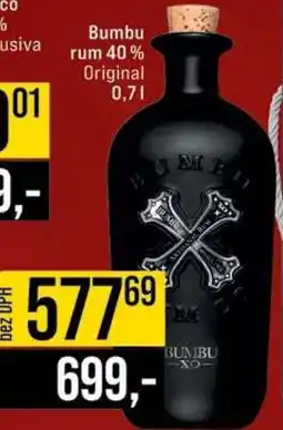 Jip Bumbu rum 40% Original 0,7 l nabídka