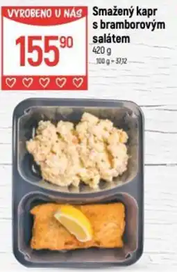 Globus Smažený kapr s bramborovým salátem nabídka