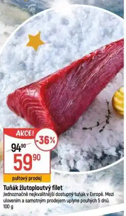 Globus Tuňák žlutoploutvý filet nabídka