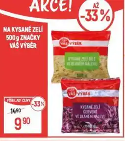 Globus Na kysané zelí značky Váš výběr nabídka