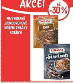 Globus Na vybrané jednodruhové koření značky Kotányi nabídka