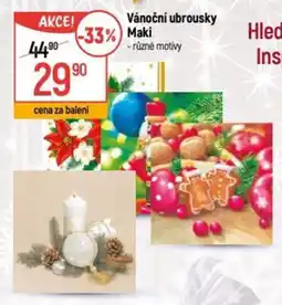 Globus Vánoční ubrousky Maki nabídka